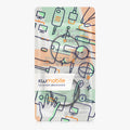 kwmobile 2x Glas Hülle für OnePlus Watch 4 / Watch 3 / OPPO Watch X3 mini / X2 mini Schutzhülle - Fullbody Fitnesstracker Case Set aus Glas - Schwarz Transparent Schwarz  [dsg01]