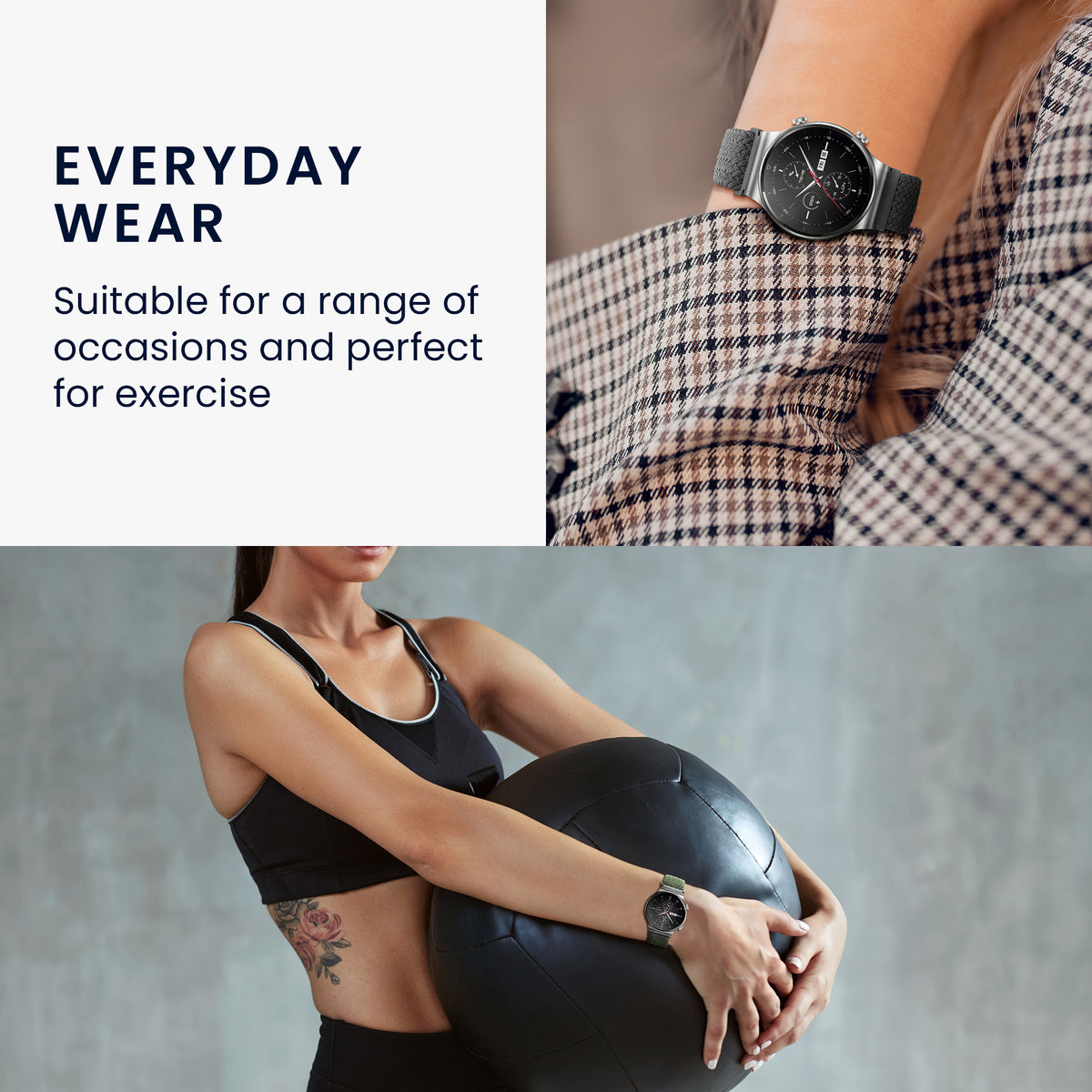 kwmobile Armband kompatibel mit Samsung Galaxy Watch 8 Galaxy / Galaxy Watch 8 Classic 46mm - Nylon Fitnesstracker Sportarmband Band in Orange - Innenmaße von Orange