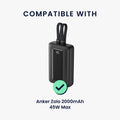 kwmobile Hülle für Anker Zolo 2000mAh 45W Max Case - Powerbank Hülle für unterwegs - Tasche für Power Bank