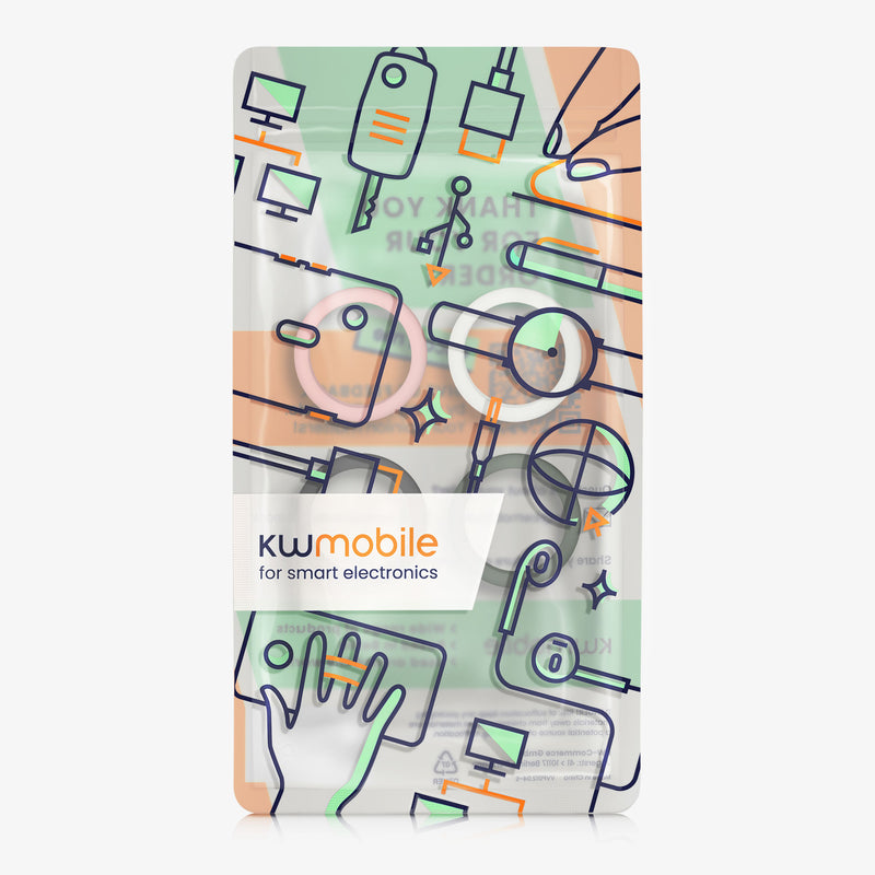 kwmobile 4x Smart Ring Protector kompatibel mit Samsung Galaxy Ring S size 5 6 7 8 9 Hülle - Weiches Silikon Case - Schutzhülle in Mehrfarbig Mehrfarbig  [dsg01]