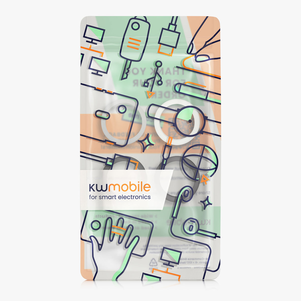 kwmobile 4x Smart Ring Protector kompatibel mit Samsung Galaxy Ring M size 10 11 12 13 Hülle - Weiches Silikon Case - Schutzhülle in Mehrfarbig Mehrfarbig  [dsg01]