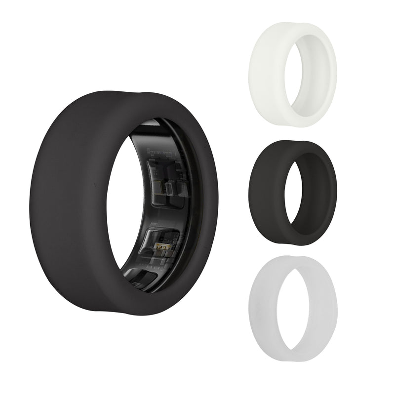 kwmobile 4x Smart Ring Protector kompatibel mit Samsung Galaxy Ring M size 10 11 12 13 Hülle - Weiches Silikon Case - Schutzhülle in Mehrfarbig Mehrfarbig  [dsg01]