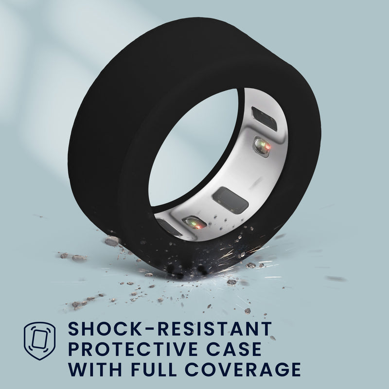 kwmobile 4x Smart Ring Protector kompatibel mit Oura Ring 4 M size 11 12 13 14 15 Hülle - Weiches Silikon Case - Schutzhülle in Mehrfarbig Mehrfarbig  [dsg01]