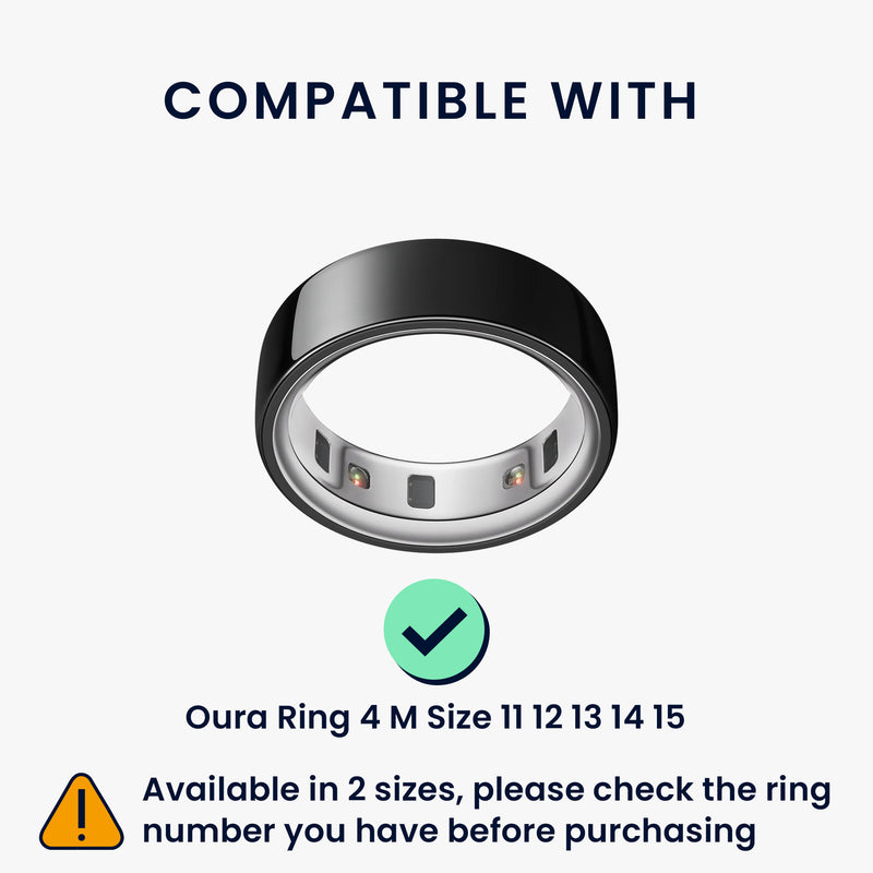 kwmobile 4x Smart Ring Protector kompatibel mit Oura Ring 4 M size 11 12 13 14 15 Hülle - Weiches Silikon Case - Schutzhülle in Mehrfarbig Mehrfarbig  [dsg01]