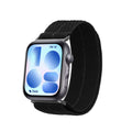 kwmobile Armband kompatibel mit Huawei Watch Fit 5 / Watch Fit 5 Pro - Nylon Fitnesstracker Sportarmband Band in Schwarz - Innenmaße von Schwarz