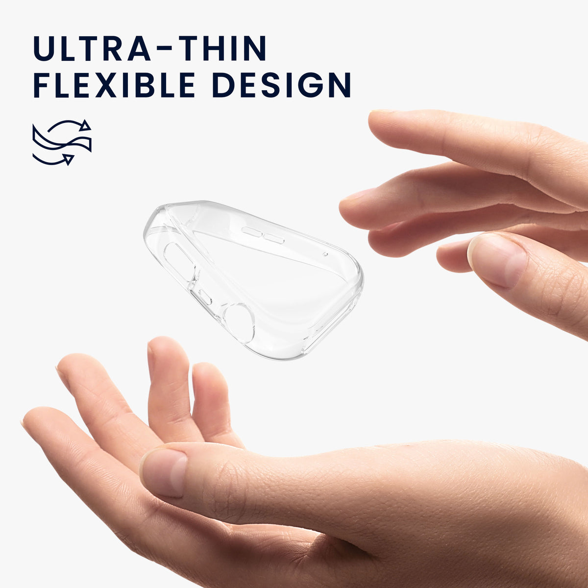 kwmobile 2x Silikon Hülle für Huawei Watch FIT 5 Pro Schutzhülle - Fullbody Display Cover Set aus Silikon - Schwarz Transparent Schwarz  [dsg01]