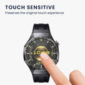 kwmobile 2x Transparente Displayschutzfolie kompatibel mit Huawei Watch GT6 Pro 46mm Folie - Schutzfolie für Fitness Tracker - robuster Displayschutz Transparent