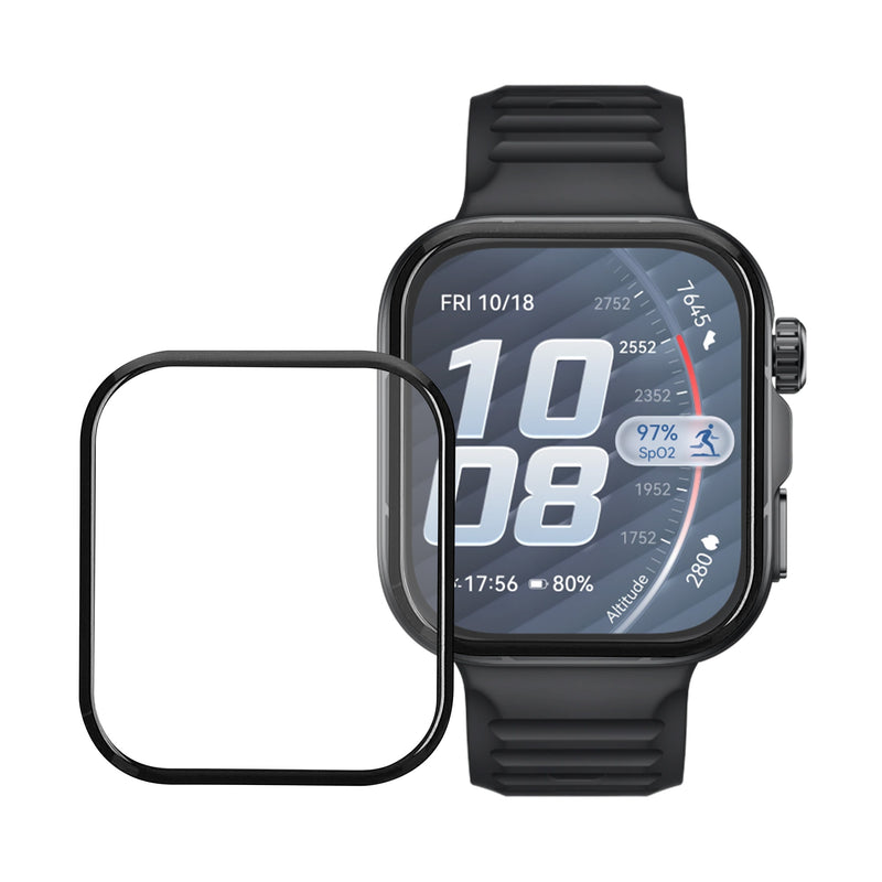 kwmobile 2x Transparente Displayschutzfolie kompatibel mit Huawei Watch FIT 5 Pro Folie - Schutzfolie für Fitness Tracker - robuster Displayschutz Transparent