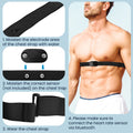 kwmobile Brust Pulsgurt für Garmin HRM / Polar H1 H10 H9 H7 / Wahoo Brustgurt Pulsmesser - Ersatz Herzfrequenzmesser Brustgurt - Pulsgurt für Brust aus Nylon - Schwarz Schwarz
