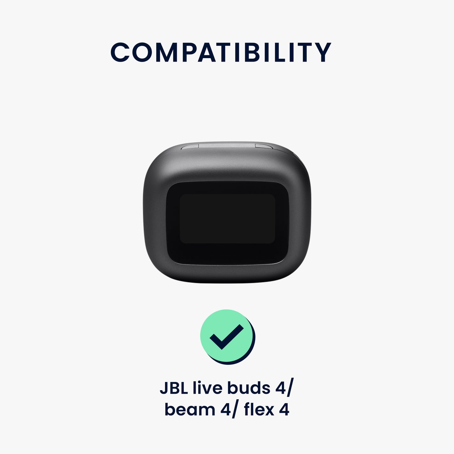 kwmobile Schutzhülle für JBL Live Buds 4 / Beam 4 / Flex 4 Hülle - TPU Silikon Case für Kopfhörer Ladecase - stoßfestes Cover mit Karabiner - Altrosa Altrosa