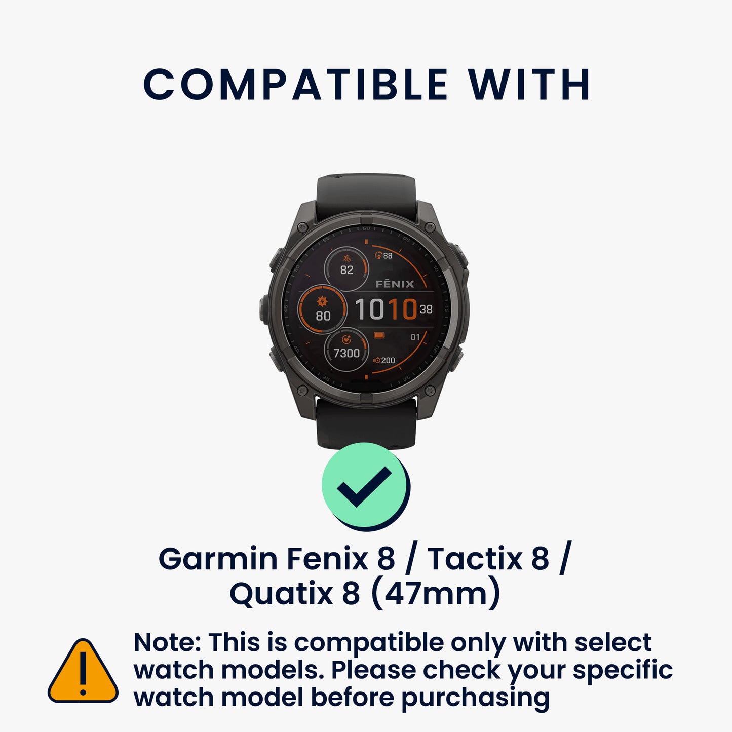 kwmobile Smartwatch Seiten-Bumper für Garmin Fenix 8 / Tactix 8 / Quatix 8 (47mm) Watch Side Bumper - Ersatz Stoßschutz für Uhrenrand aus Metall inkl. Schraubendreher - Schwarz Silber Schwarz