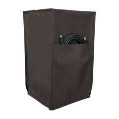kwmobile Gaming Konsolen Cover für Microsoft Xbox Series X Abdeckung - Konsolen Staubschutz aus Polyester - flexible Konsolenhülle mit Seitentaschen - Dunkelgrau Dunkelgrau