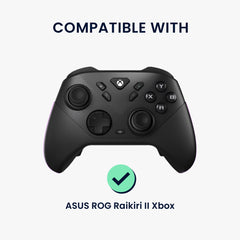 kwmobile flexibles Silikon Case kompatibel mit ASUS ROG Raikiri II Xbox Hülle - Schutzhülle für Handheld Konsole - Schwarz Schwarz