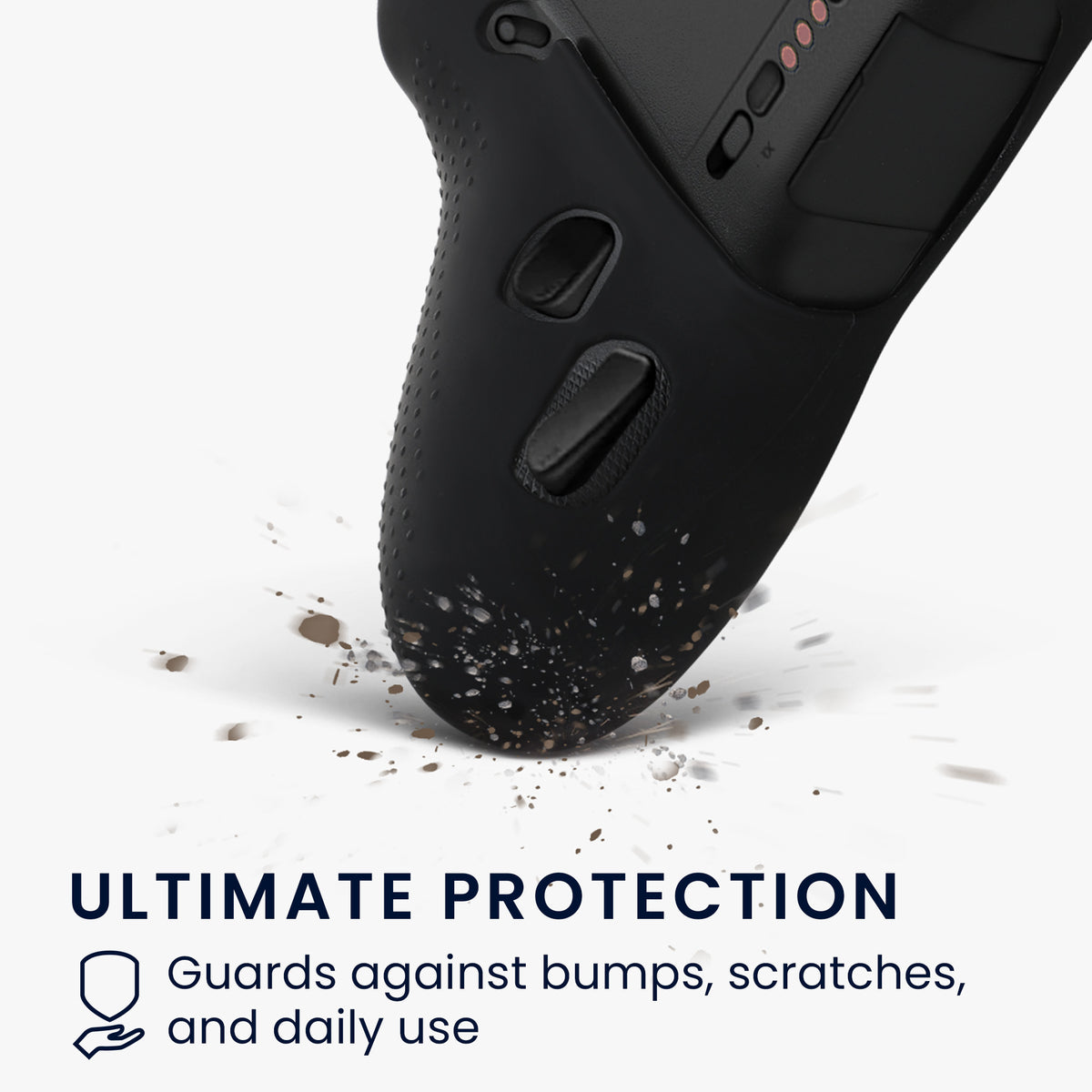 kwmobile flexibles Silikon Case kompatibel mit ASUS ROG Raikiri II Xbox Hülle - Schutzhülle für Handheld Konsole - Schwarz Schwarz