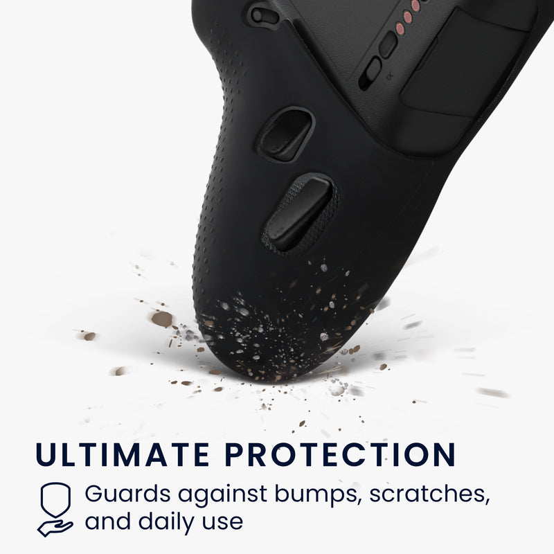 kwmobile flexibles Silikon Case kompatibel mit ASUS ROG Raikiri II Xbox Hülle - Schutzhülle für Handheld Konsole - Schwarz Schwarz