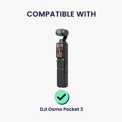 kwmobile Silikonhülle für DJI Osmo Pocket 3 Hülle - rutschfestes Cover aus Silikon für Action Cam - Grau Grau