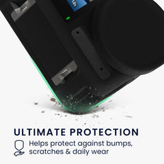 kwmobile Silikonhülle für DJI Action 4 Hülle - rutschfestes Cover aus Silikon für Action Cam - Schwarz Schwarz
