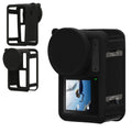 kwmobile Silikonhülle für DJI Action 4 Hülle - rutschfestes Cover aus Silikon für Action Cam - Schwarz Schwarz