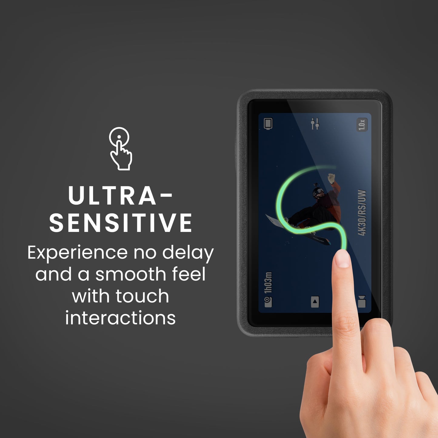 kwmobile 3x Kamera Displayschutz für DJI Osmo Active 5 Pro Folie - 9H Härtegrad für Action Cam & Kompaktkamera - Schutzfolie für Display und Linse - Objektivschutz Transparent