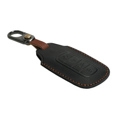 kwmobile Leder Autoschlüssel Hülle kompatibel mit Chery Omoda C5 / Jaecoo 7 / Tiggo 7 Pro 8 Pro / Arrizo 5 Schlüsselhülle - Schlüssel Tasche Schwarz Schwarz