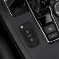kwmobile Autoschlüssel Ersatztasten für Hyundai 3-Tasten Klapp Autoschlüssel Tastenfeld - Tastenfeld für Auto Schlüssel Tasten - Schwarz Weiß Schwarz