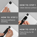 kwmobile Tablet Stifthalter für Apple Pencil Pro / Pencil 1&2 / S Pen / Stylus Hülle - selbstklebende Pencil Halterung aus Silikon - Stylus Cover in Schwarz Schwarz