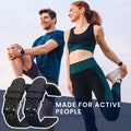 kwmobile 2x Uhrenarmband für Amazfit Cheetah 2 Pro Armband - Fitnesstracker Band Set aus TPU Silikon - Ersatzarmband Smartwatch - Schwarz Dunkelblau Schwarz  [dsg01]
