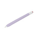 kwmobile Schutzhülle kompatibel mit Apple Pencil Pro / Pencil 2 - Hülle Stift Silikon Case - Schutz Abdeckung Ladeanschluss - Grape Grape