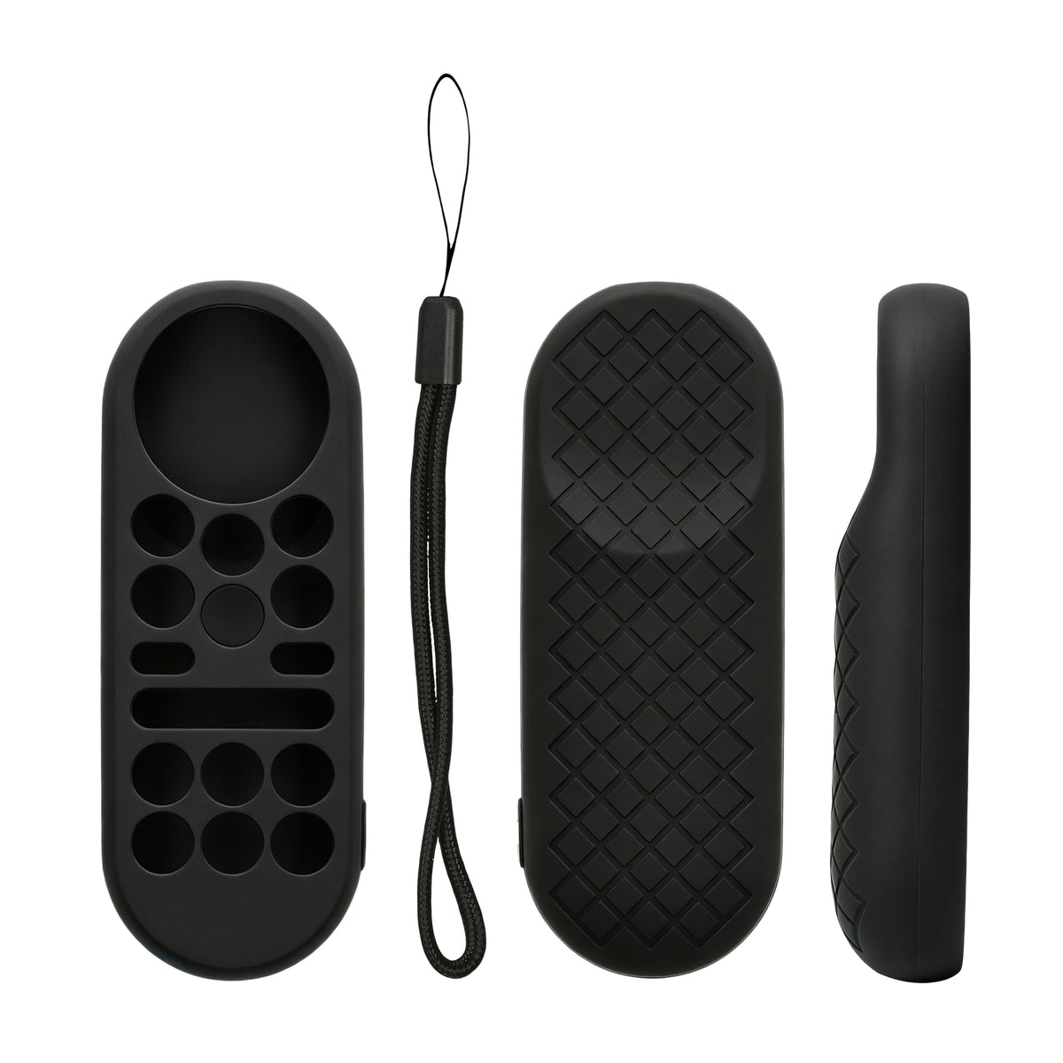 kwmobile Hülle Fernbedienung kompatibel mit Vizio XRT181 Hülle - Silikon Case für TV Zubehör in Schwarz Schwarz