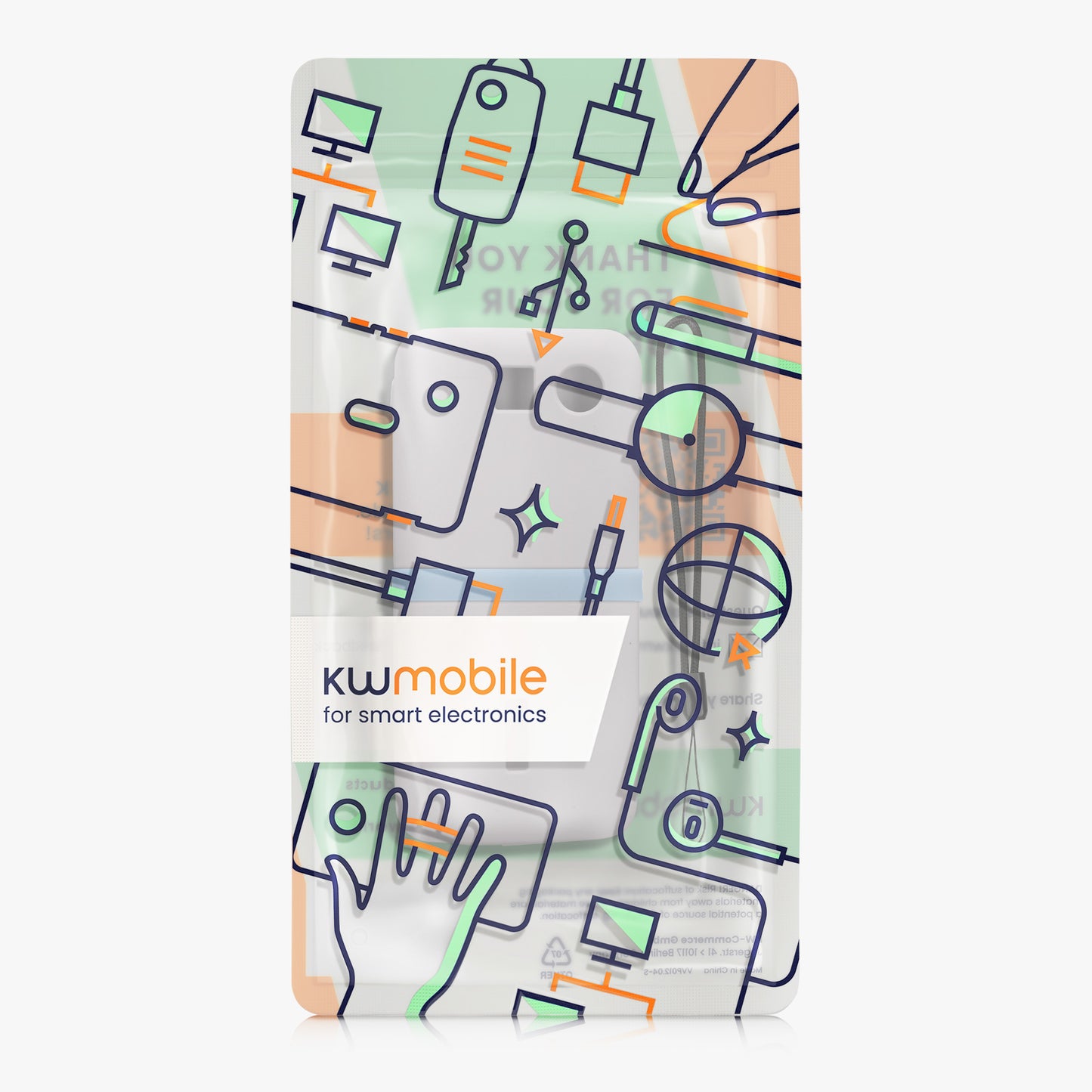kwmobile Silikon Hülle für Anker Powerbank 20000mAh 87W Max Case - Powerbank Hülle für unterwegs - Tasche für Power Bank - Grau Grau