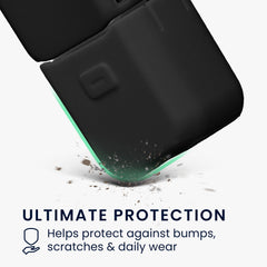 kwmobile Silikonhülle für DJI Osmo Pocket 4P Hülle - rutschfestes Cover aus Silikon für Action Cam - Schwarz Schwarz
