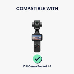 kwmobile Silikonhülle für DJI Osmo Pocket 4P Hülle - rutschfestes Cover aus Silikon für Action Cam - Schwarz Schwarz