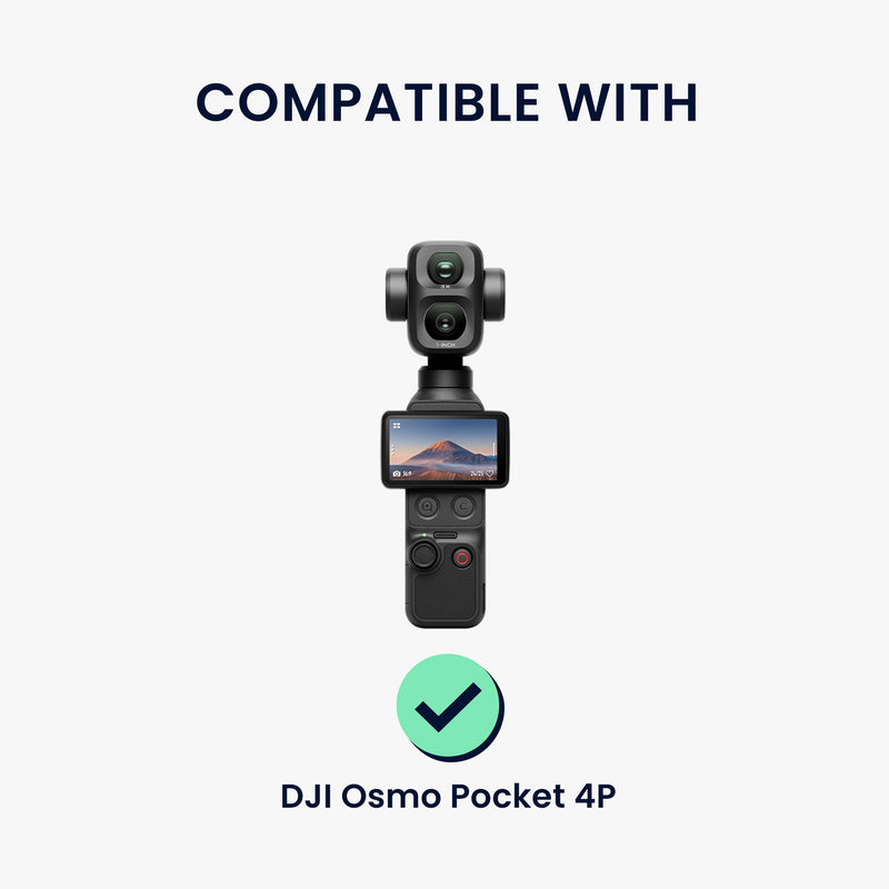 kwmobile Silikonhülle für DJI Osmo Pocket 4P Hülle - rutschfestes Cover aus Silikon für Action Cam - Schwarz Schwarz