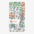 kwmobile 2x Padelschläger Schutz Folie, Padel Schläger Schutz Zubehör Set - Padel Racket Protector Tape 35 x 370 mm, TPU Rahmenschutz Folie für Padelschläger, Transparent Transparent