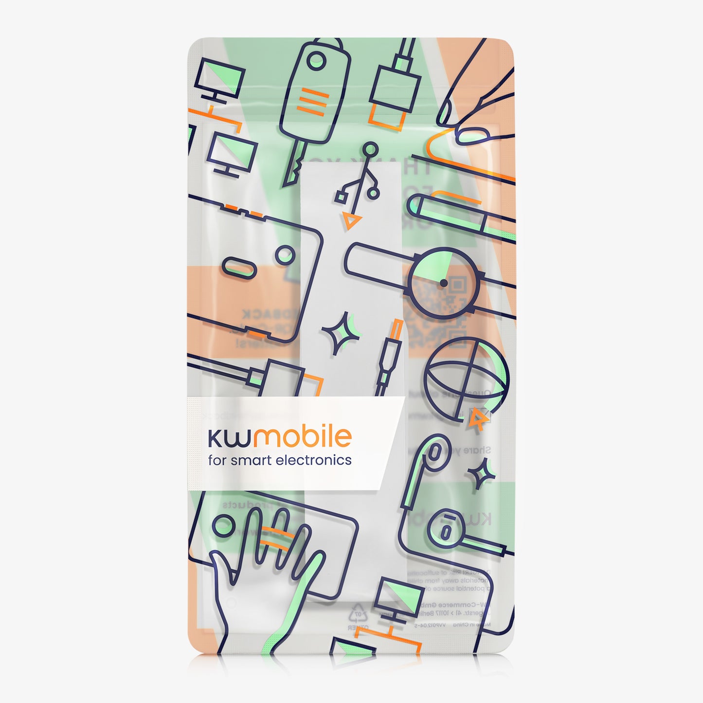 kwmobile 2x Padelschläger Schutz Folie, Padel Schläger Schutz Zubehör Set - Padel Racket Protector Tape 35 x 370 mm, TPU Rahmenschutz Folie für Padelschläger, Transparent Transparent