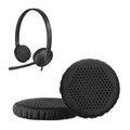 2x Logitech H330 H340 H390 H110 H111 H600 609 Kunstleder Ohrpolster Schwarz