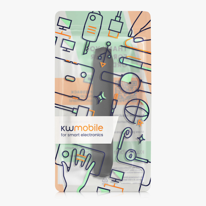 kwmobile Bügelpolster Kunstleder kompatibel mit Anker Soundcore H30i - Over Ear Kopfhörer Ersatz Kopfbügel Polster Schwarz