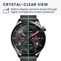 kwmobile 2x Schutzglas kompatibel mit Xiaomi Watch S5 46mm Folie - Hart Glas Schutzfolie für Smartwatch - Displayschutz für Fitness Tracker Transparent Transparent