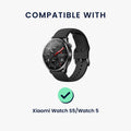kwmobile Smartwatch Ladekabel für Xiaomi Watch S5 / Watch 5 USB Ladekabel für Smartwatch - Smart Watch Aufladekabel - Fitnesstracker Ersatzkabel - Schwarz Schwarz