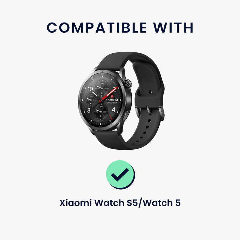 kwmobile Smartwatch Ladekabel für Xiaomi Watch S5 / Watch 5 USB Ladekabel für Smartwatch - Smart Watch Aufladekabel - Fitnesstracker Ersatzkabel - Schwarz Schwarz