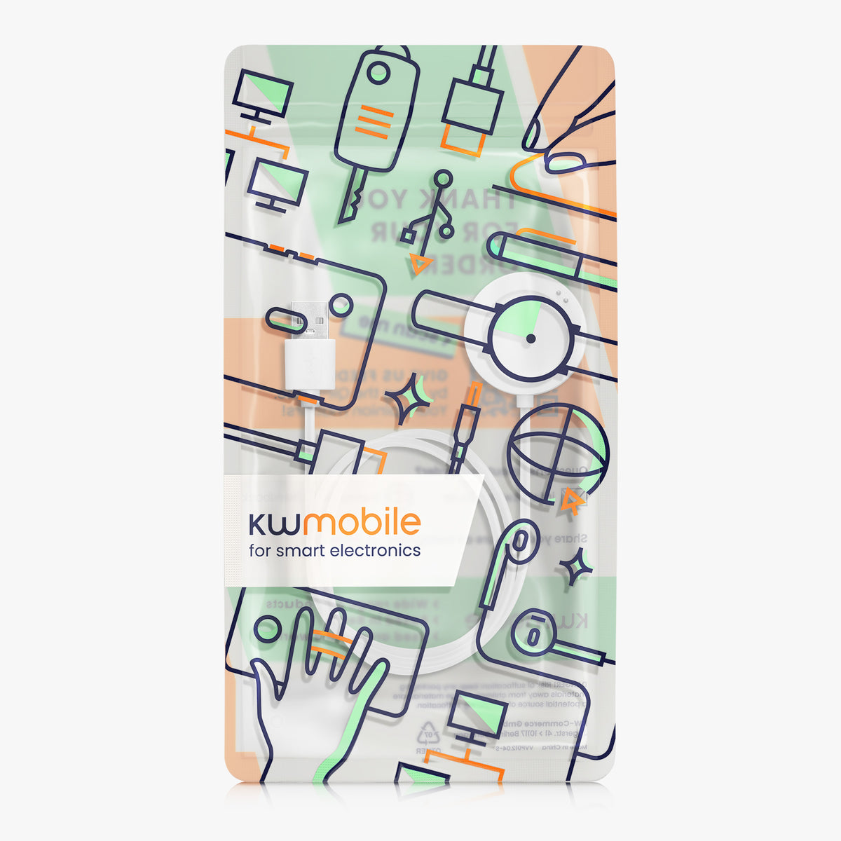 kwmobile Smartwatch Ladekabel für Xiaomi Watch S5 / Watch 5 USB Ladekabel für Smartwatch - Smart Watch Aufladekabel - Fitnesstracker Ersatzkabel - Weiß Weiß