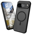 Oakshield Hülle für Google Pixel 9 Pro XL Hülle - Handyhülle [kompatibel mit MagSafe] - TPU Schutzhülle [robuster Fallschutz] - Mit [Schutzglas] - Case Schwarz Schwarz  