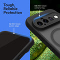 Oakshield Hülle für Google Pixel 11 Hülle - Handyhülle [kompatibel mit MagSafe] - TPU Schutzhülle [robuster Fallschutz] - Mit [Schutzglas] - Case Schwarz Schwarz