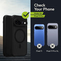 Oakshield Hülle für Google Pixel 11 Pro Hülle - Handyhülle [kompatibel mit MagSafe] - TPU Schutzhülle [robuster Fallschutz] - Mit [Schutzglas] - Case Schwarz Schwarz