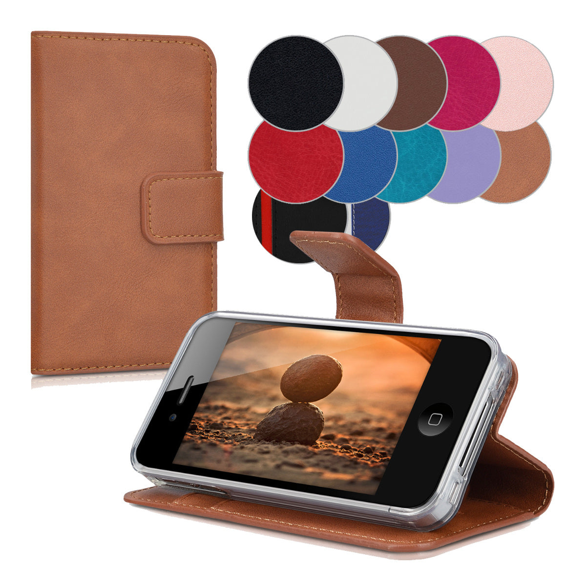 Wallet Case kompatibel mit Apple iPhone 4 / 4S