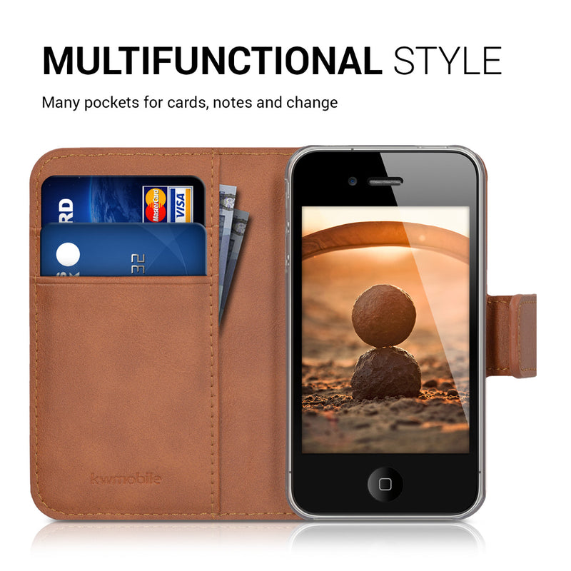 Wallet Case kompatibel mit Apple iPhone 4 / 4S