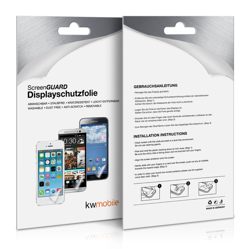 6x Folie kristallklar für Apple iPhone SE (1.Gen 2016) / iPhone 5 / iPhone 5S