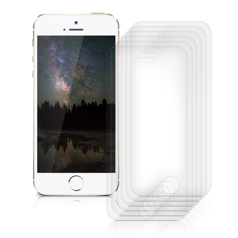 6x Folie kristallklar für Apple iPhone SE (1.Gen 2016) / iPhone 5 / iPhone 5S
