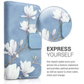 kwmobile Wallet Case kompatibel mit Apple iPhone 4 / 4S Hülle - Cover mit Ständer und Kartenfächern