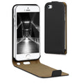 kwmobile Schutzhülle kompatibel mit Apple iPhone SE (1.Gen 2016) / iPhone 5 / iPhone 5S - Hülle Handy - Flip Case Handyhülle